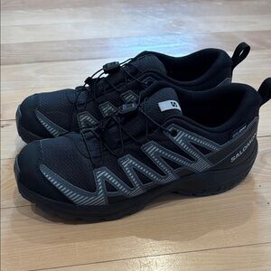 Salomon XA Pro Adv Dry Waterproof Black and Gray Trail Running Sneakers